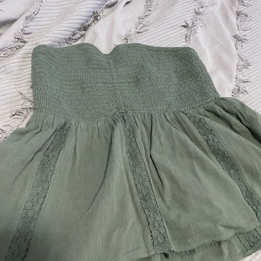 Green American Eagle skirt